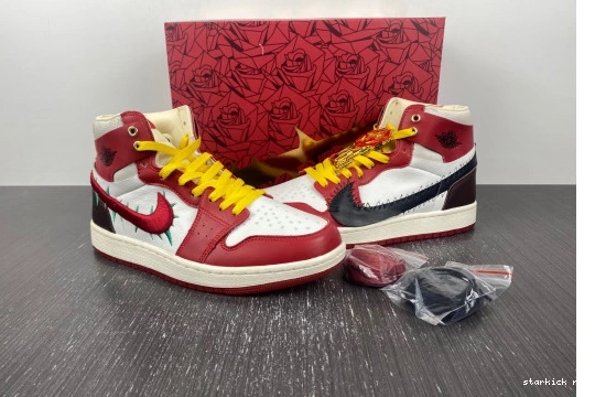 Zoom   FJ0604-601 Air Harlem Teyana FJ0604-601 A High Rose  CMFT Jordan 1 2 From  Taylor 0203